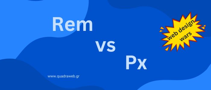 rem vs px blog post cover